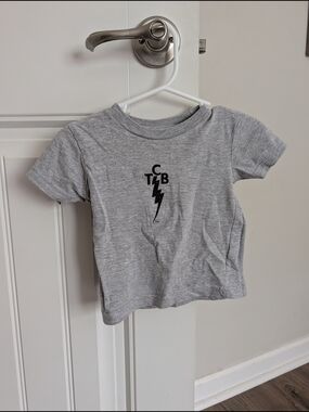 George Grey Tee with Black Lightning Graphic